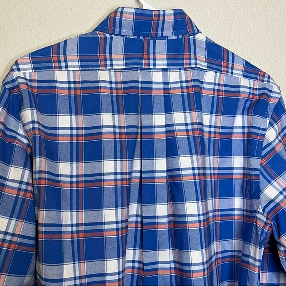 Brooks Brothers Regent No Iron Blue Plaid Button-Down Shirt Size Men's Medium - Picture 9 of 12
